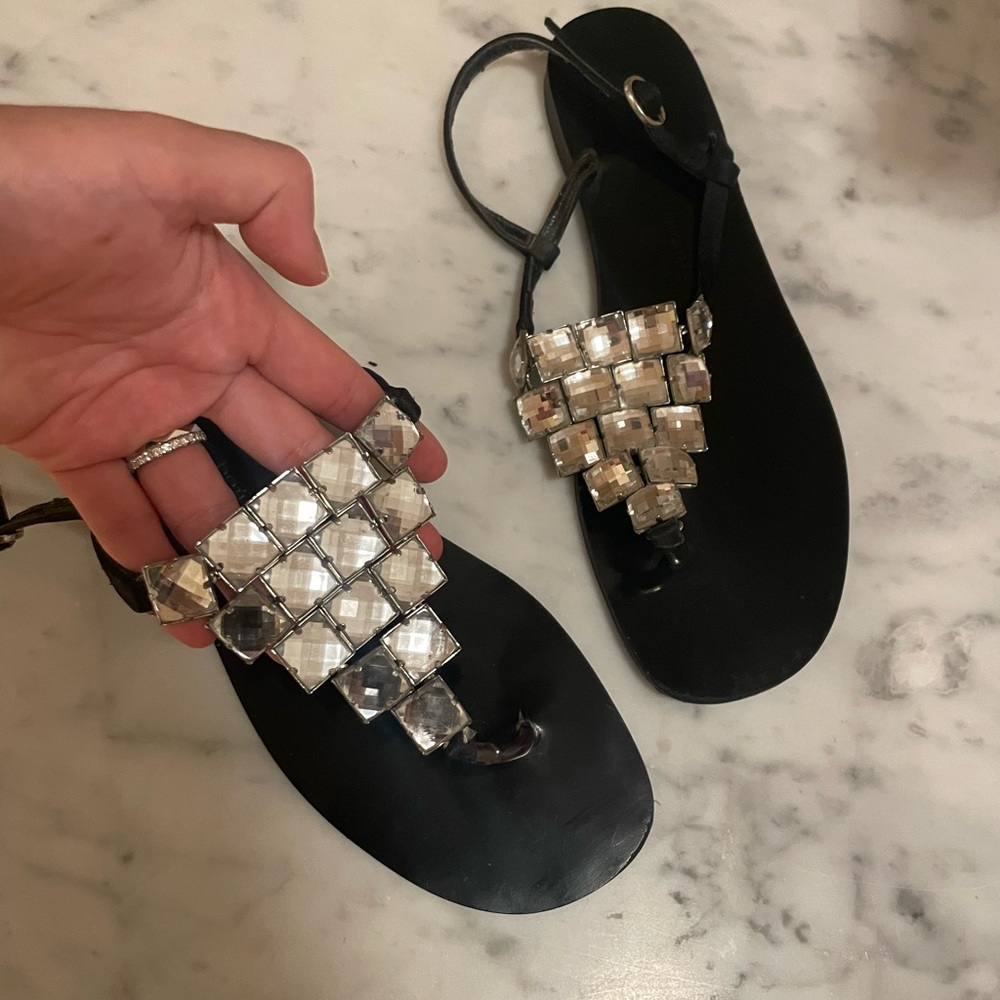Jeweled Sandals from Sue Comma Bonnie